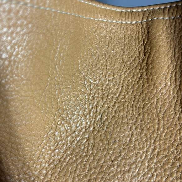 Coach 5715 Camel Pebbled Leather Made in The United States Hobo Shoulder Bag - Picture 3 of 12